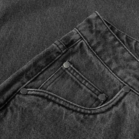 DIME CLASSIC RELAXED DENIM PANTS FADED BLACK