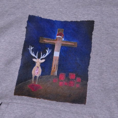 COME TO MY CHURCH XMAS SPECIAL HOOD GREY