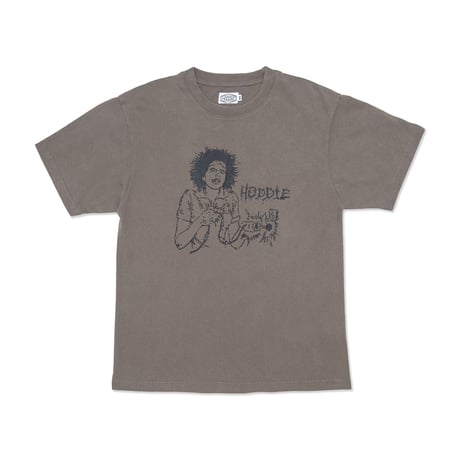 HODDLE SHOCK TEE FADED BLACK