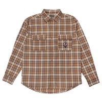 PASSPORT WANDERER FLANNEL VINEYARD SHIRT CARAMEL
