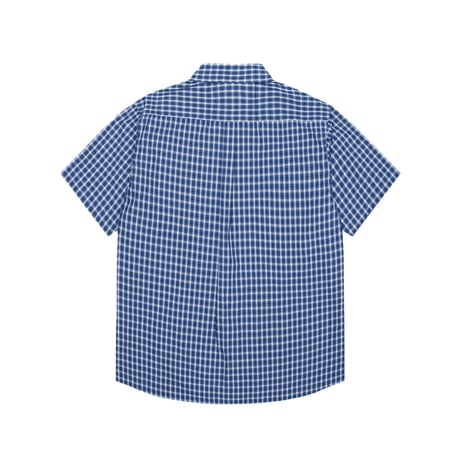 LAST RESORT AB BASE SS SHIRT BLUE CHECK