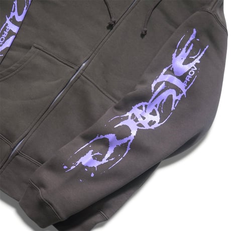 PROV X WASTE! EMO HOODIE OLIVE