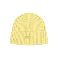 DIME CURSIVE RIB BEANIE NEON YELLOW