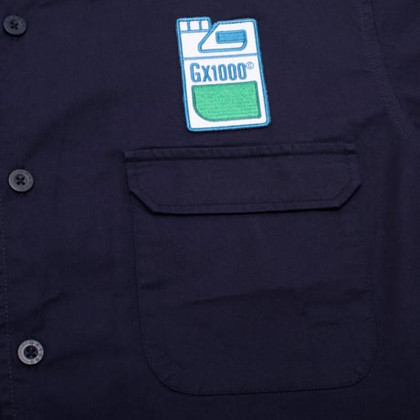 GX1000 FERTILIZER SS BUTTON DOWN DARK SHIRT NAVY
