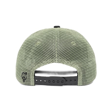 SEX HIPPIES WELDER'S STITCH MESH HAT BLACK / SAGE