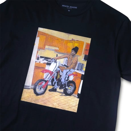 SKATE MUZIK FUCK YA LIFE TEE BLACK