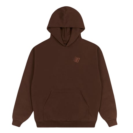 BRONZE 56K B LOGO PUFF PRINT HOODIE BROWN
