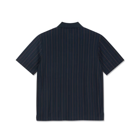 POLAR SKATE CO. FANCY POLO SHIRT NAVY / BROWN