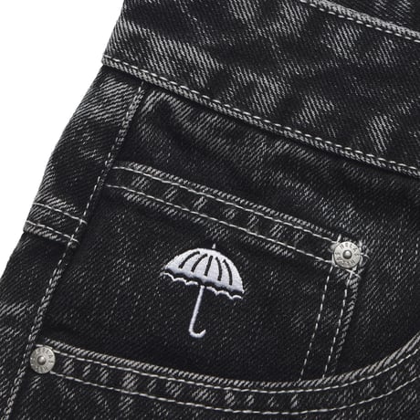 HELAS DIEU GREC JEANS SHORTS WASHED BLACK