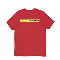 SCI-FI FANTASY QUICK STRIPE TEE RED