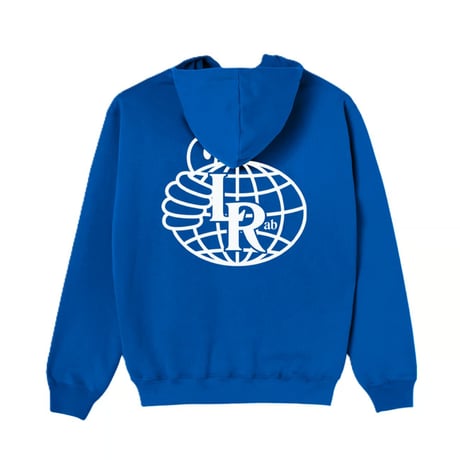 LAST RESORT AB MONOGRAM HOODIE REFLEX BLUE