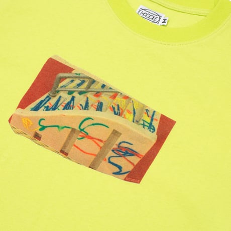 HODDLE PARK TEE FLURO YELLOW