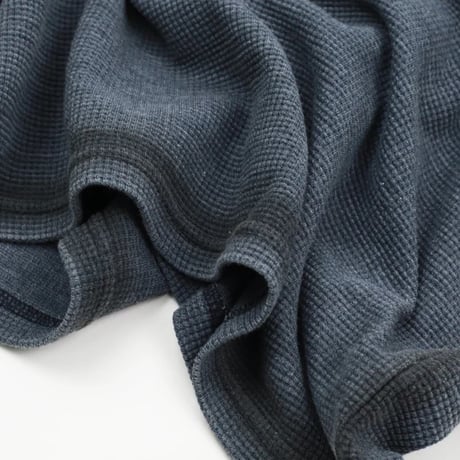 YARDSALE WAFFLE FADETEE LIGHT NAVY