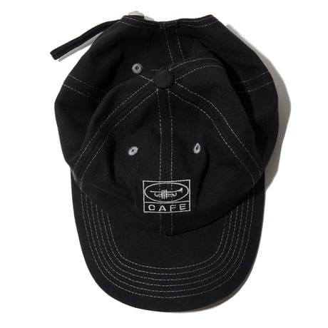 SKATEBOARD CAFE 45 6 PANEL CAP BLACK
