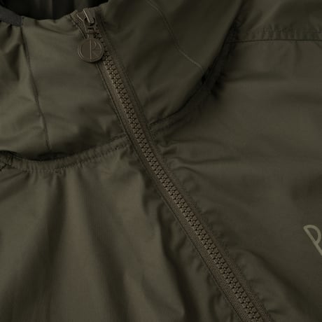 POLAR SKATE CO. PACKABLE ANORAK JACKET DIRTY BLACK
