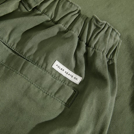 POLAR SKATE CO. RAILWAY CHINOS GREY GREEN