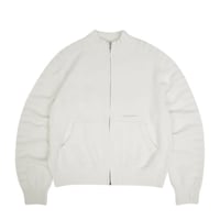 YARDSALE FALDO KNITTED FULLZIP CREAM