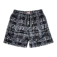 STARTEAM LEOPARD PLAID BASKETBALL SHORTS