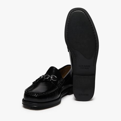 POP & G.H BASS EASY WEEJUNS BLACK LEATHER