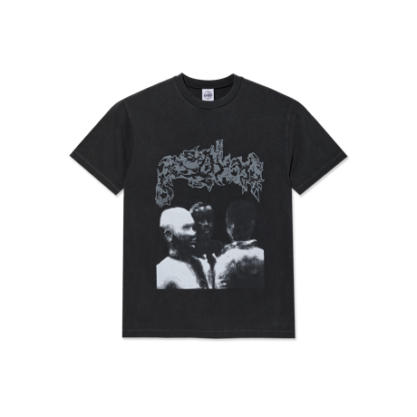 POLAR SKATE CO. OVERHEAD TEE SILVER BLACK