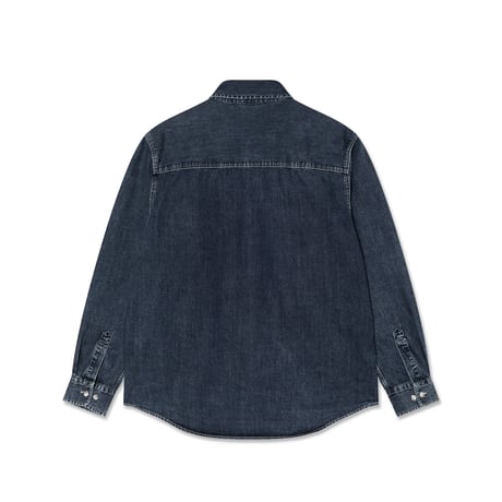 POLAR MIKE LS SHIRT DENIM WASHED BLUE