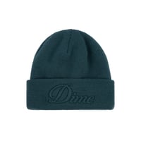 DIME CURSIVE FOLD BEANIE TEAL