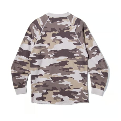 HELLRAZOR HENRY RAGLAN LS SHIRT SAND CAMO