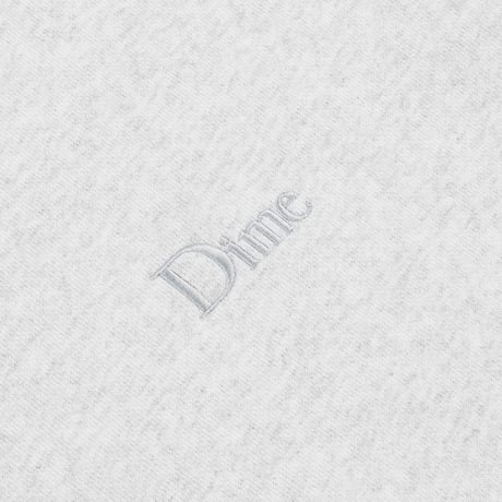 DIME CLASSIC SMALL LOGO CREWNECK ASH