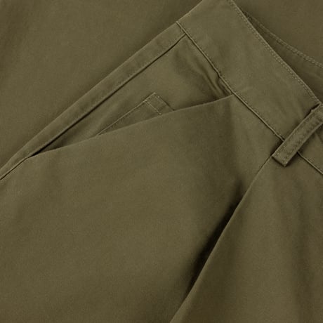 DIME BAGGY CHINO PANTS FOREST GREEN