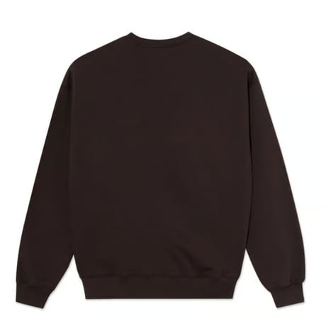 POLAR SKATE CO. NEW SPORT DAVE CREWNECK CHOCOLATE