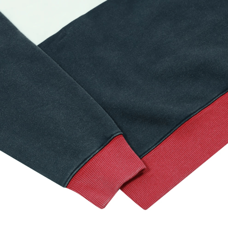 YARDSALE PHANTASY QUARTERZIP HOOD RED/WHITE/NAVY