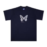 BYE JEREMY BUTTERFLY TEE NAVY
