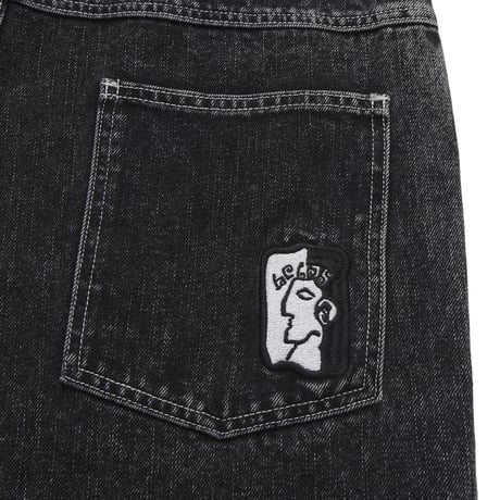 HELAS DIEU GREC JEANS SHORTS WASHED BLACK