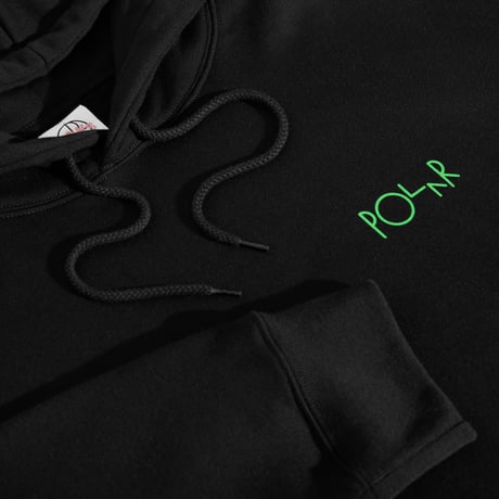 POLAR SKATE CO. OURSELES COLLAGE FILL LOGO HOODIE BLACK