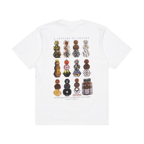 QUARTERSNACKS ANNIVERSARY TEE WHITE