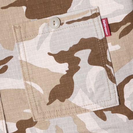 HELLRAZOR WASHED WORK SHIRT SAND CAMO