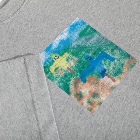 POLAR SKATE CO. SCARECROW TEE HEATHER GREY