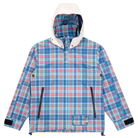 CARPET COMPANY RAIN JACKET REVERSIBLEHOOD PLAID