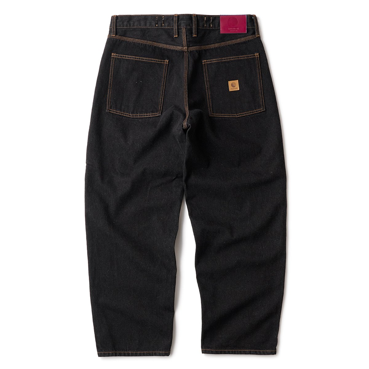 HELLRAZOR BAGGIE DENIM PANTS ONE WASH BLACK | P