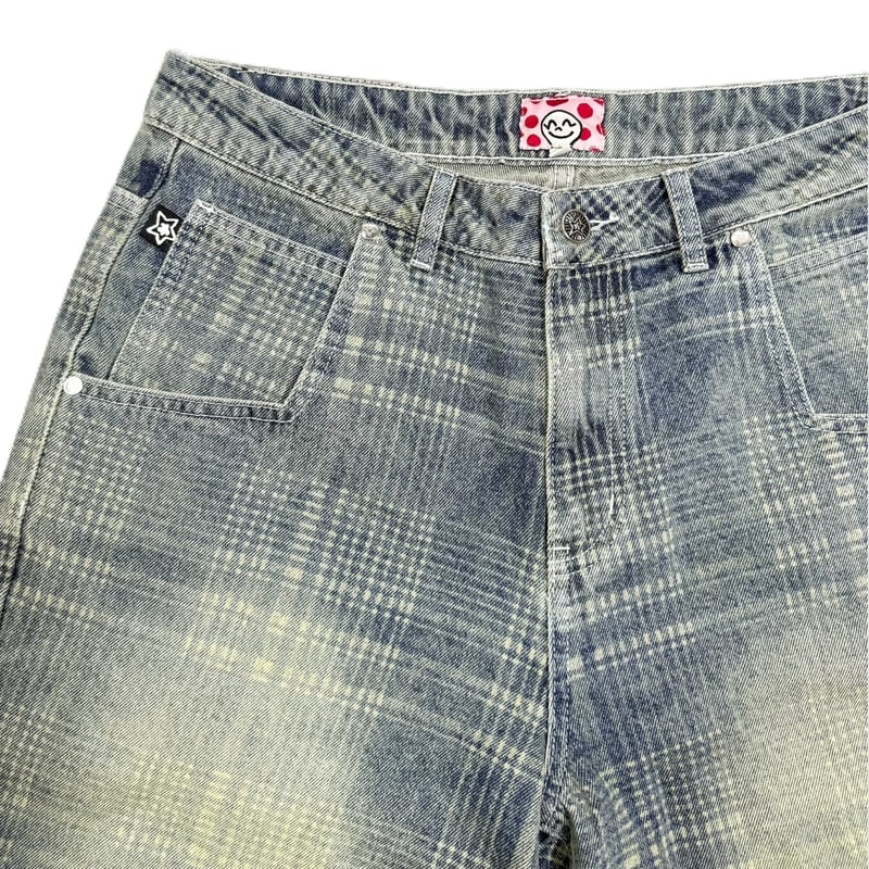 パンツ STAR TEAM PLAID STAR JEANS BLUE 32 STARTEAM PLAID STAR JEANS SHORTS BLUE | PROV ON