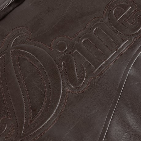 DIME DEBOSSED WAVY JACKET BROWN