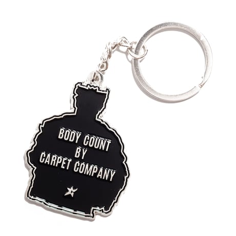 CARPET COMPANY BODYCOUNT ENAMEL KEYCHAIN
