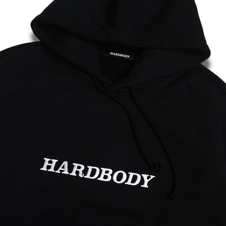 HARDBODY LOGO HOODIE BLACK
