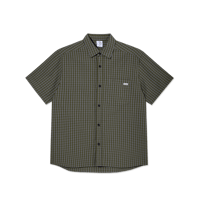 POLAR SKATE CO. MITCH SHIRT BLACK / GREEN