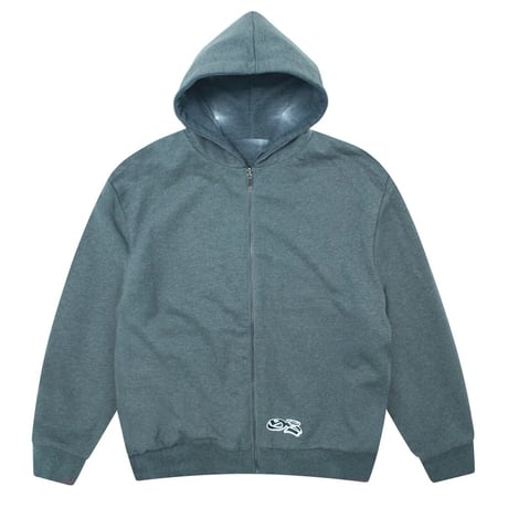 YARDSALE REVERSIBLE THERMAL HOOD BLACK / CAHRCOAL