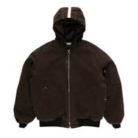 POP TRADING COMPANY HOODED FLIGHT JACKET DELICIOSO