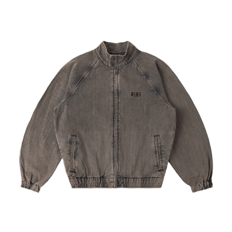 DIME JEANS JACKET PREMIUM BROWN