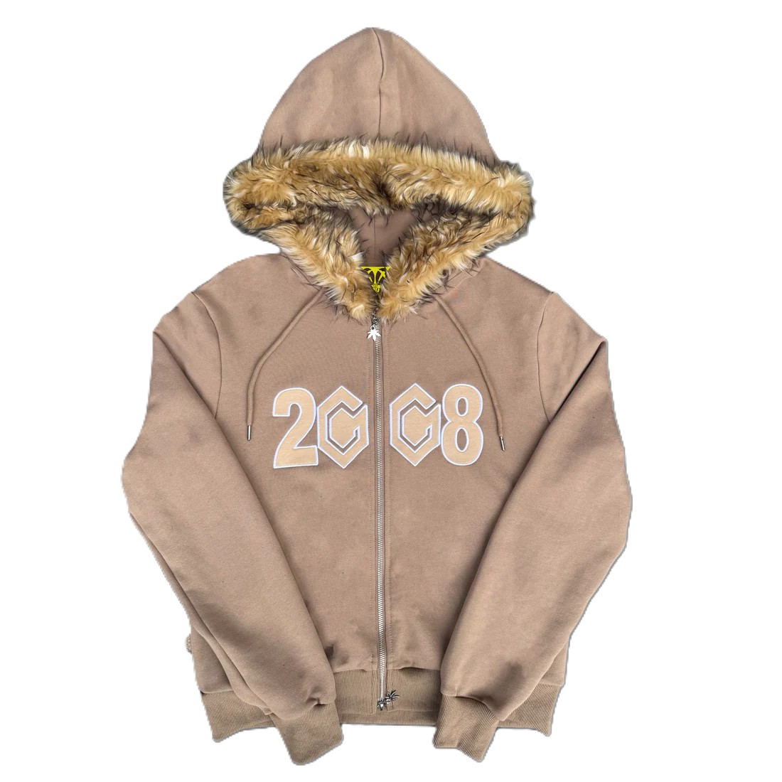 fuckthisindustry 8CUBE FUR ZIP UP パーカー FUCK THIS INDUSTRY 8CUBE FUR ZIP-UP HOOD KHAKI