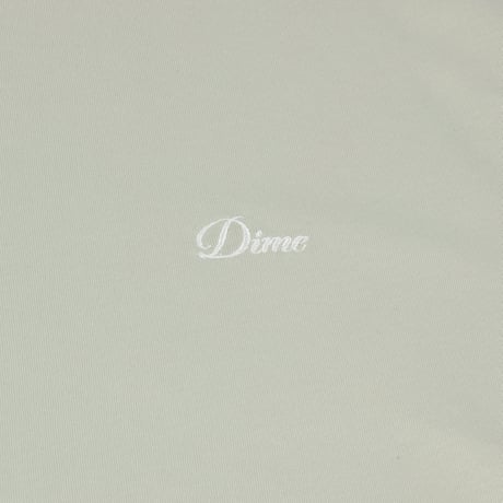DIME CURSIVE SMALL LOGO TEE CHARCOAL MOSS