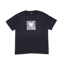 JHAKX HEART WALL TEE BLACK